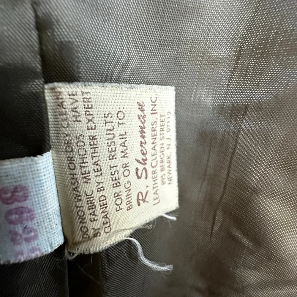 VTG Van Cort Mens 36 Suede Leather Blazer Jacket Brown Western Made in USA